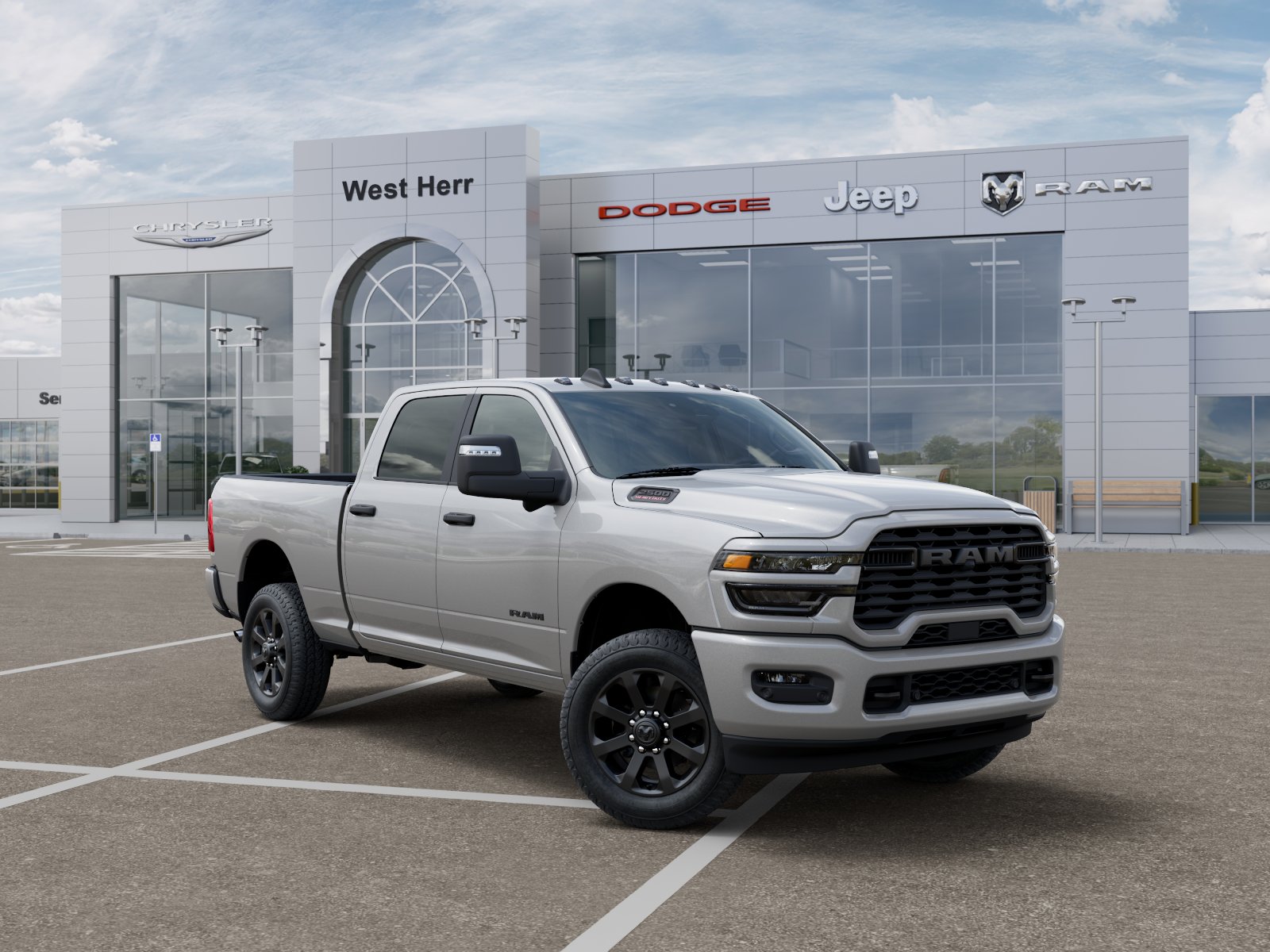 New 2026 Silver-Zynith Exterior Paint RAM RAM 2500 BIG HORN CREW CAB 4X4 image 105