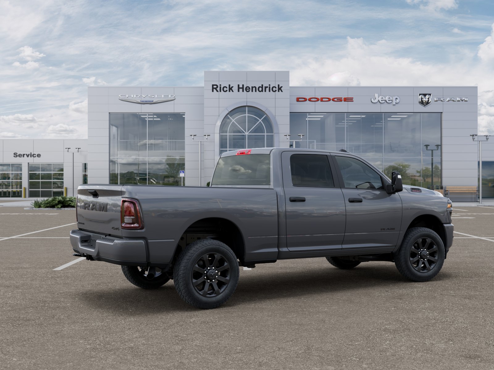 New 2026 Ceramic Gray Clear-Coat Exterior Paint RAM Big Horn image 38