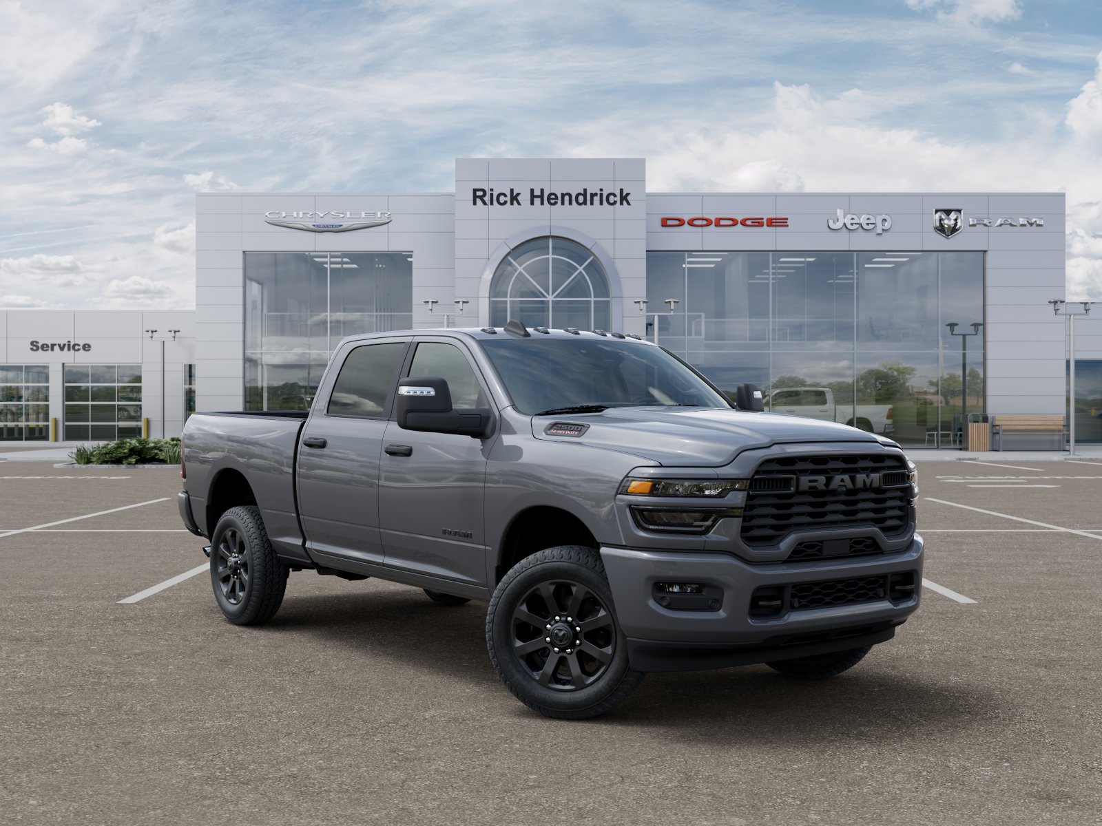 New 2026 Ceramic Gray Clear-Coat Exterior Paint RAM Big Horn image 39