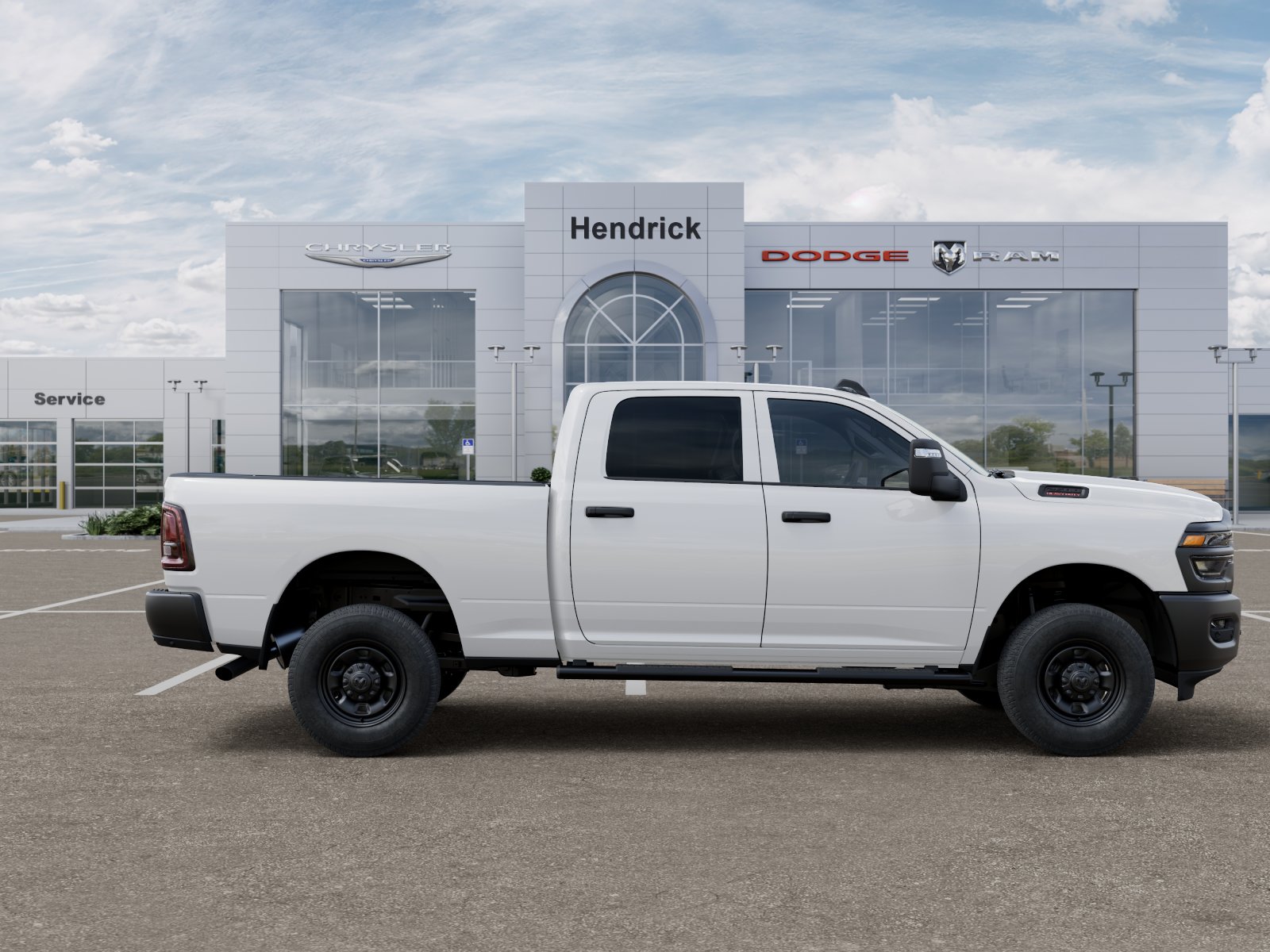 New 2026 Bright White Clear-Coat Exterior Paint RAM Tradesman image 54
