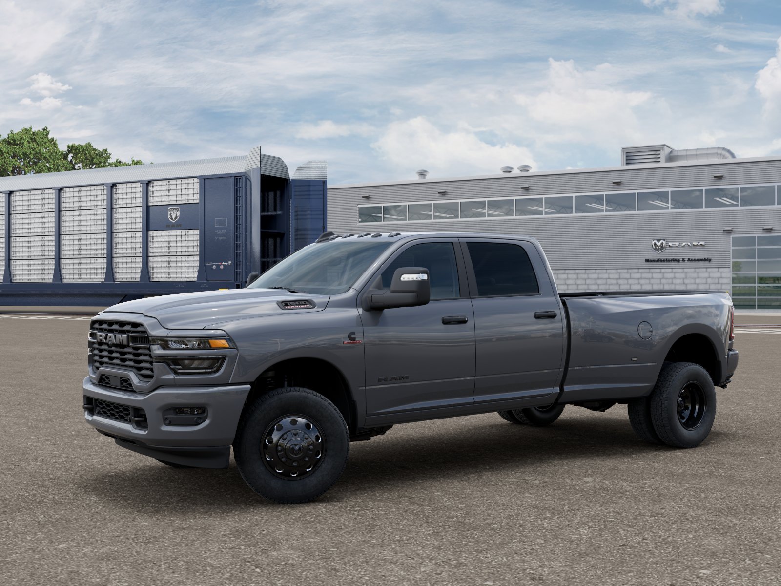 New 2026 Ceramic Gray Clear-Coat Exterior Paint RAM BIG HORN image 2