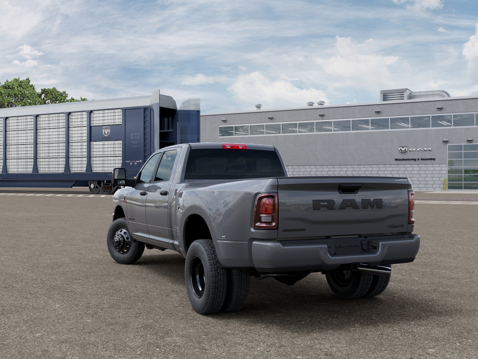 New 2026 Ceramic Gray Clear-Coat Exterior Paint RAM BIG HORN image 3