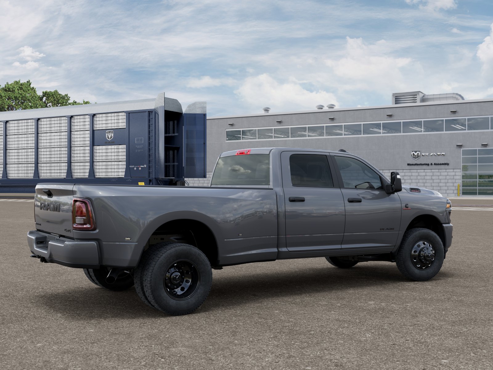 New 2026 Ceramic Gray Clear-Coat Exterior Paint RAM BIG HORN image 4