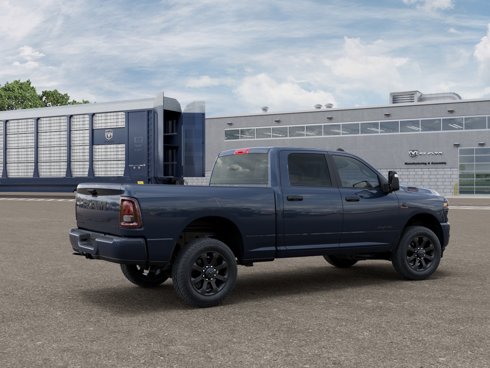 New 2026 Forged Blue Metallic Exterior Paint RAM Big Horn image 29