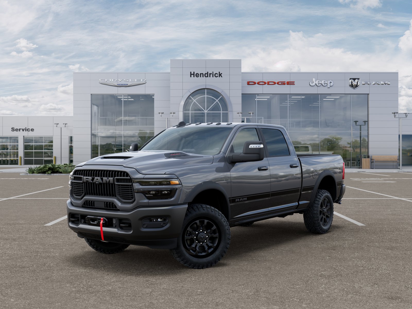 New 2026 Ceramic Gray Clear-Coat Exterior Paint RAM Power Wagon image 32