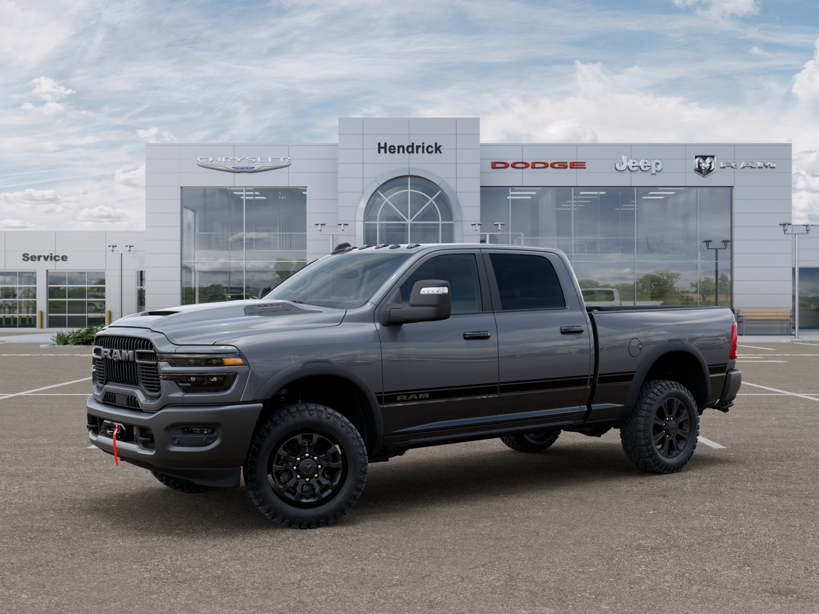 New 2026 Ceramic Gray Clear-Coat Exterior Paint RAM Power Wagon image 33