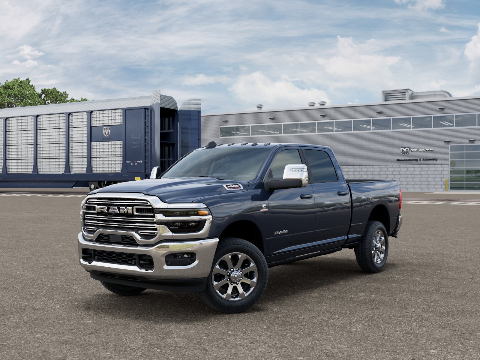 New 2026 Forged Blue Metallic Exterior Paint RAM LARAMIE image 16