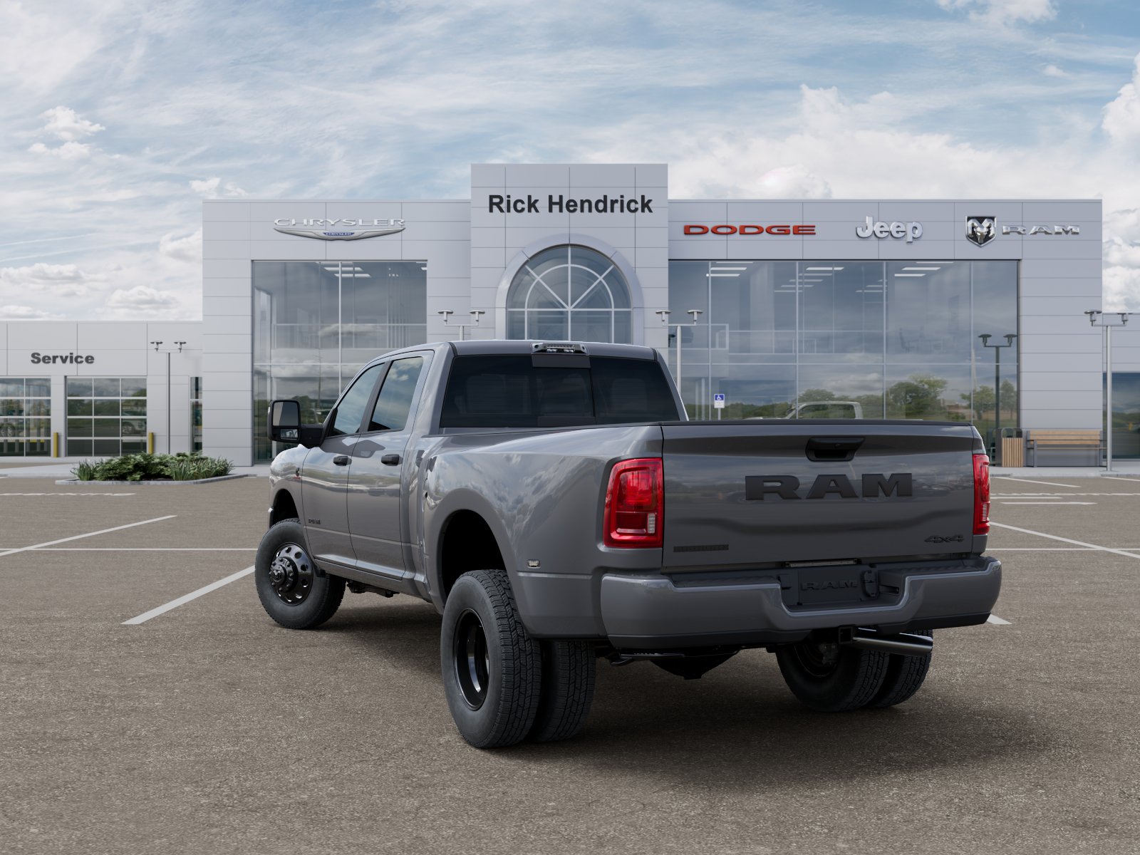 New 2026 Ceramic Gray Clear-Coat Exterior Paint RAM Big Horn image 38