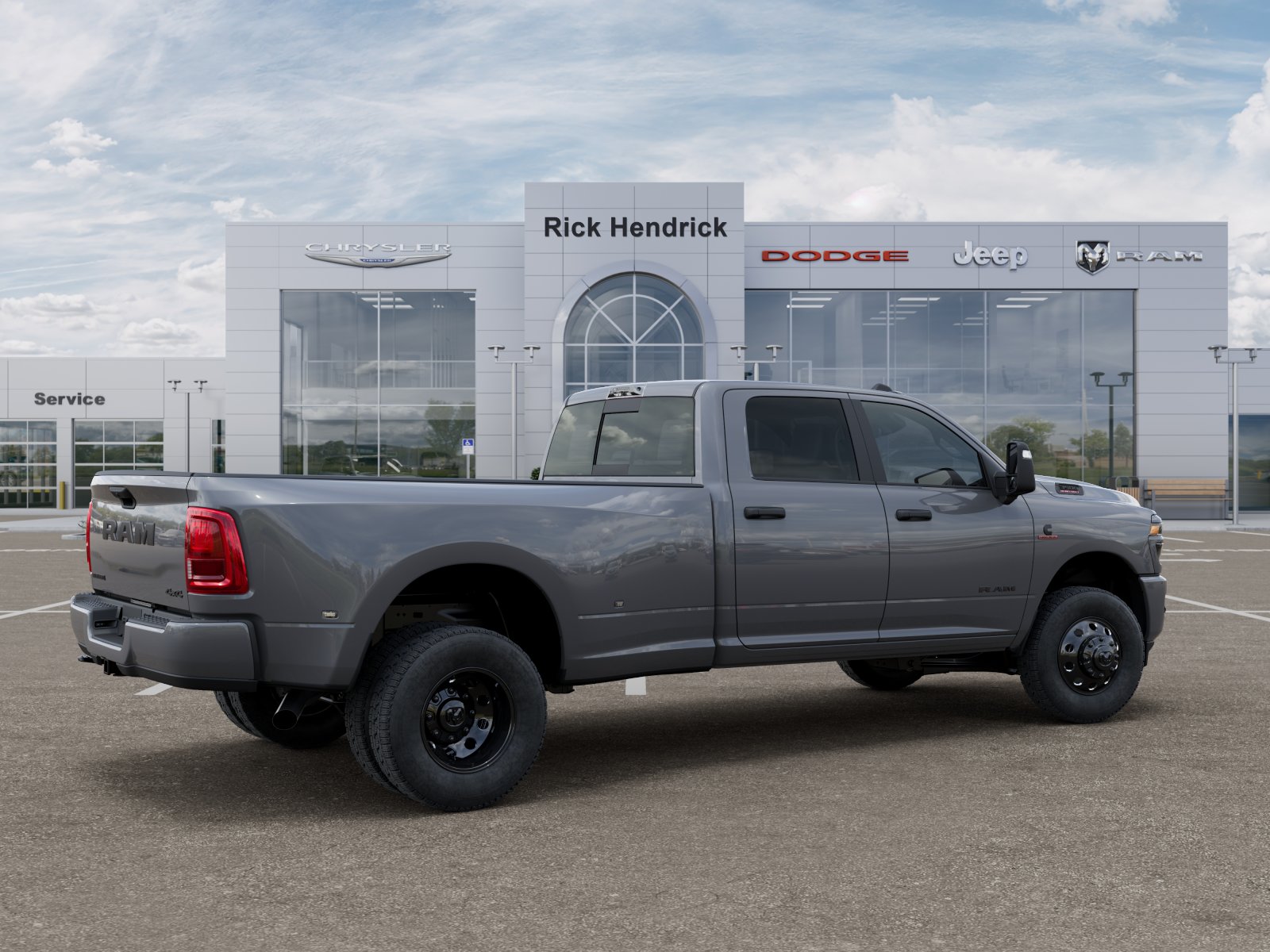 New 2026 Ceramic Gray Clear-Coat Exterior Paint RAM Big Horn image 39