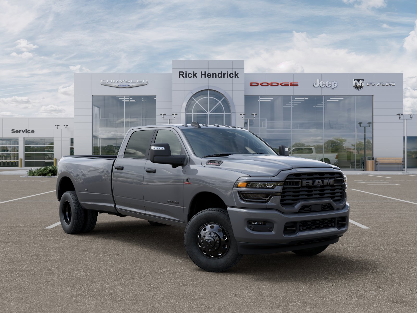 New 2026 Ceramic Gray Clear-Coat Exterior Paint RAM Big Horn image 35