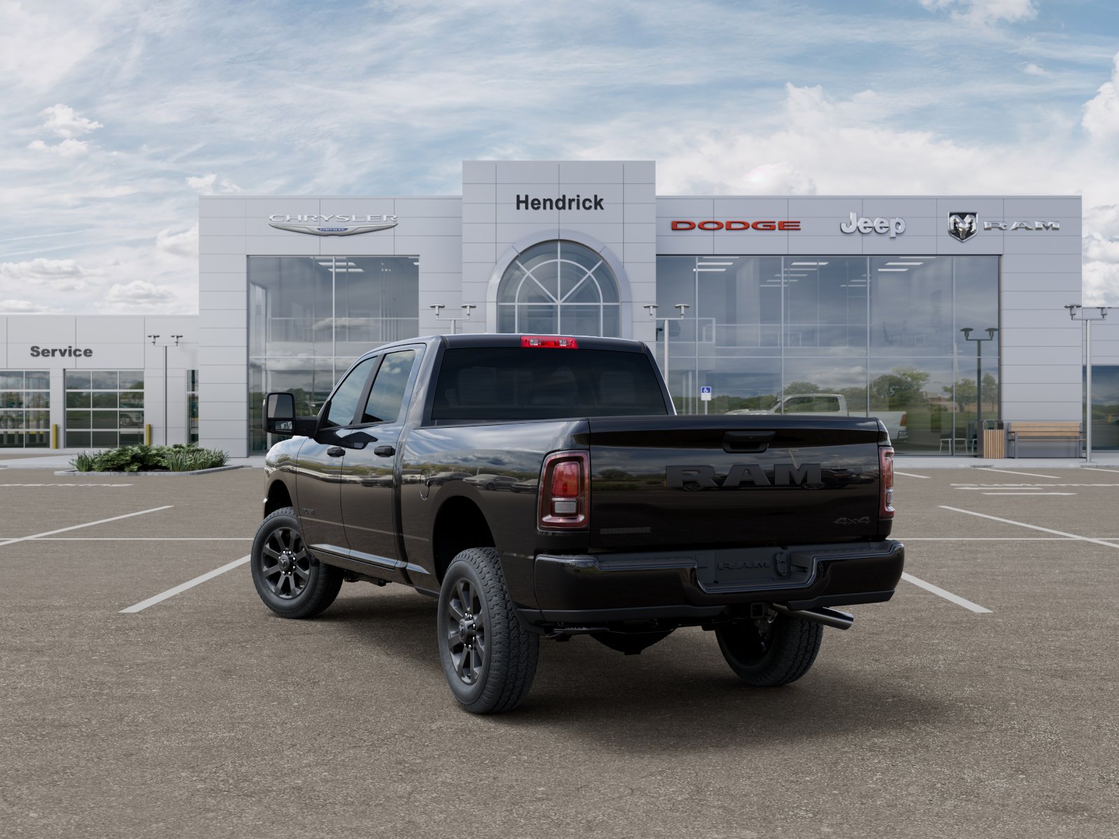 New 2026 Diamond Black Crystal Pearl-Coat Exterior Paint RAM Big Horn image 35