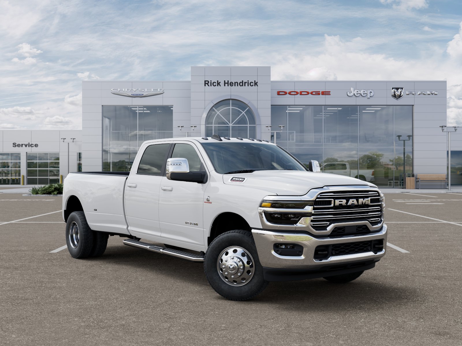 New 2026 Bright White Clear-Coat Exterior Paint RAM Laramie image 43