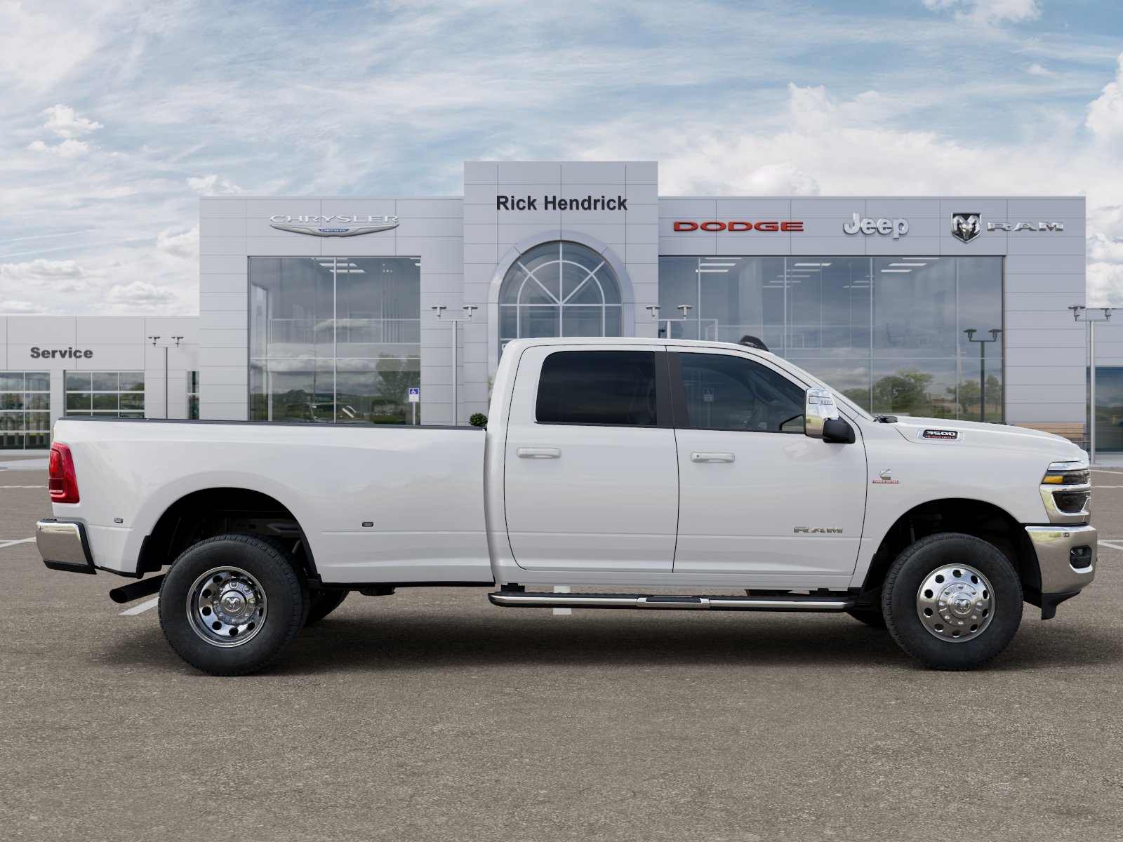 New 2026 Bright White Clear-Coat Exterior Paint RAM Laramie image 63