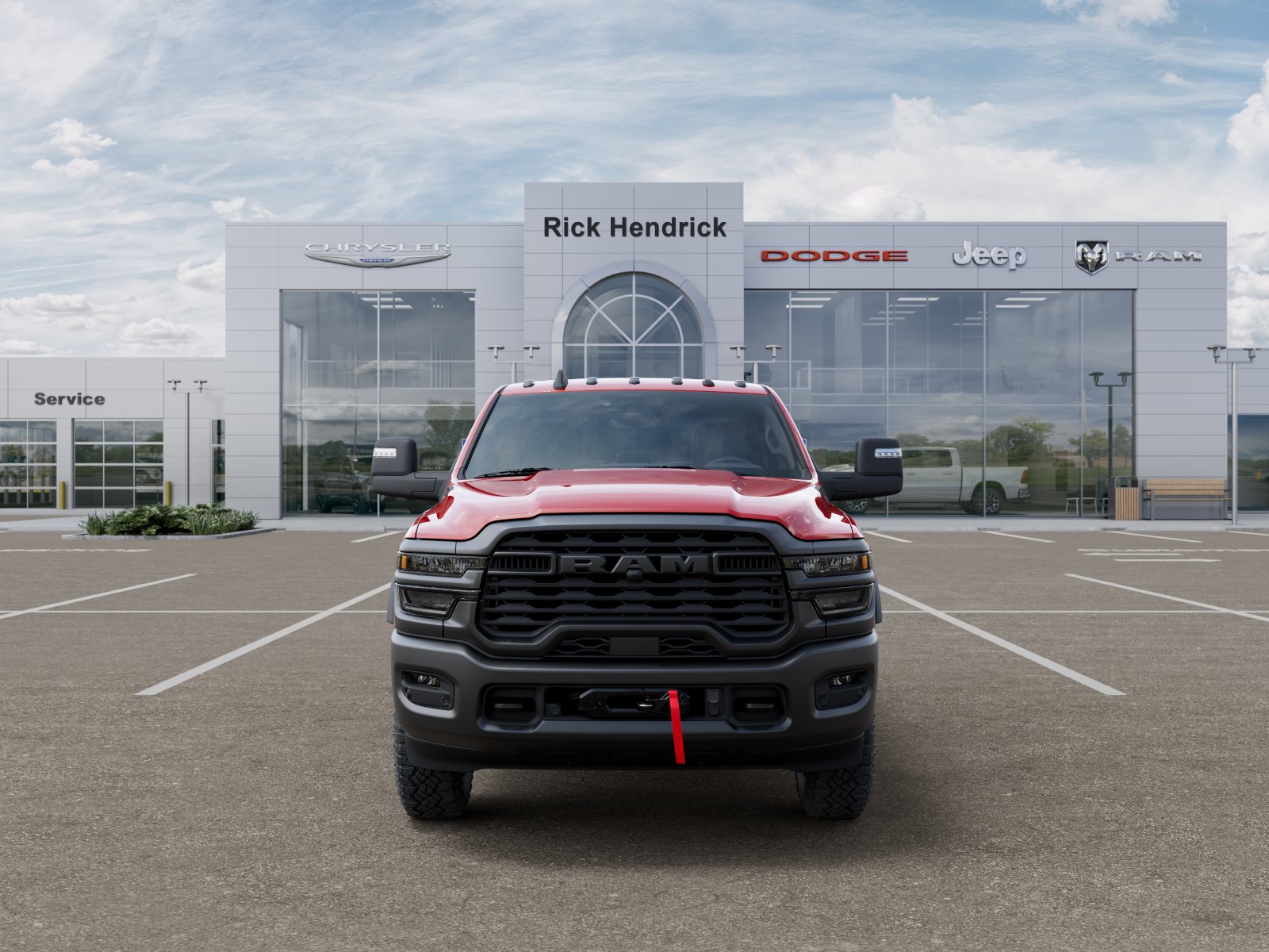 New 2026 Flame Red Clear-Coat Exterior Paint RAM Tradesman image 41