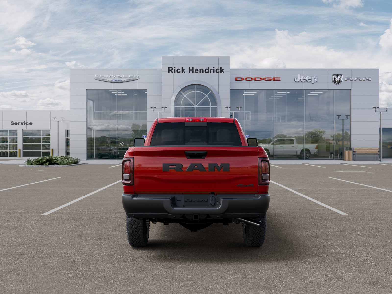 New 2026 Flame Red Clear-Coat Exterior Paint RAM Tradesman image 42