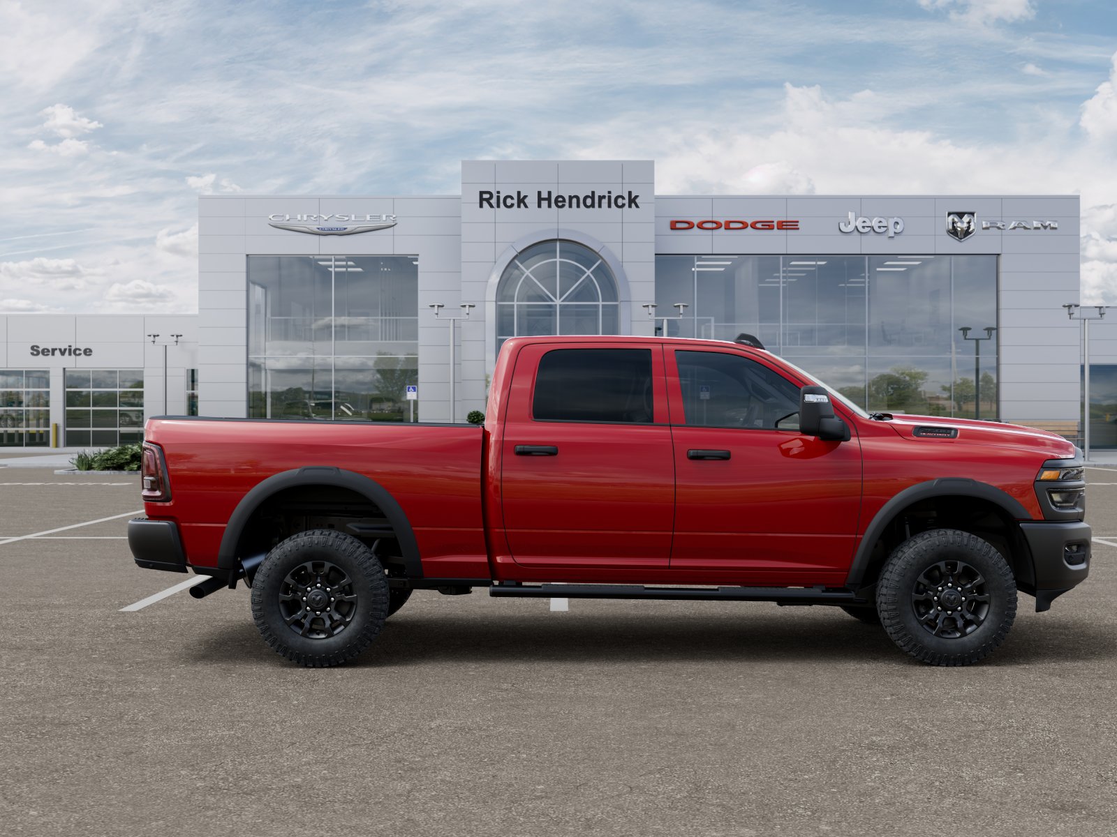 New 2026 Flame Red Clear-Coat Exterior Paint RAM Tradesman image 56