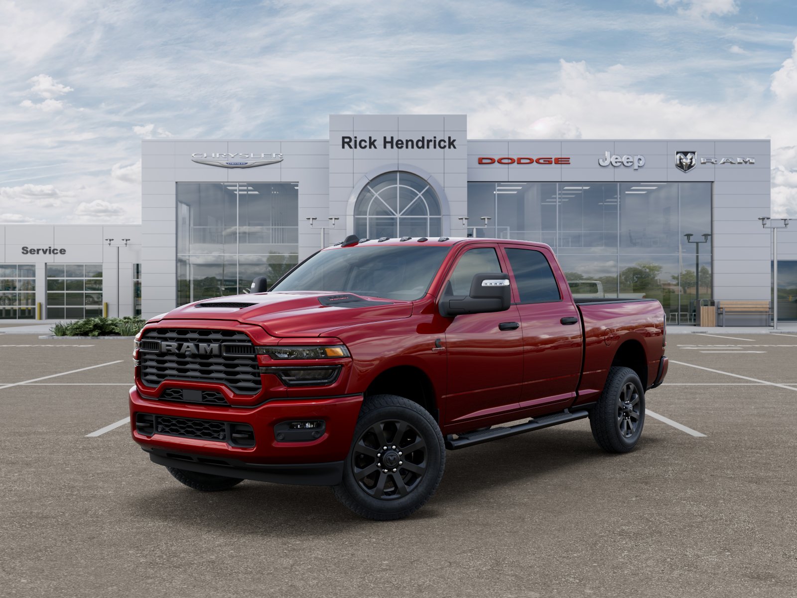 New 2026 Molten Red Pearlcoat RAM Black Express image 36