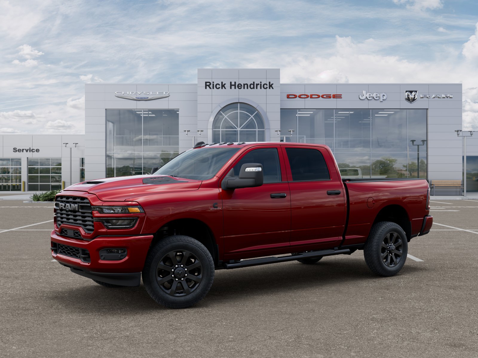 New 2026 Molten Red Pearlcoat RAM Black Express image 37