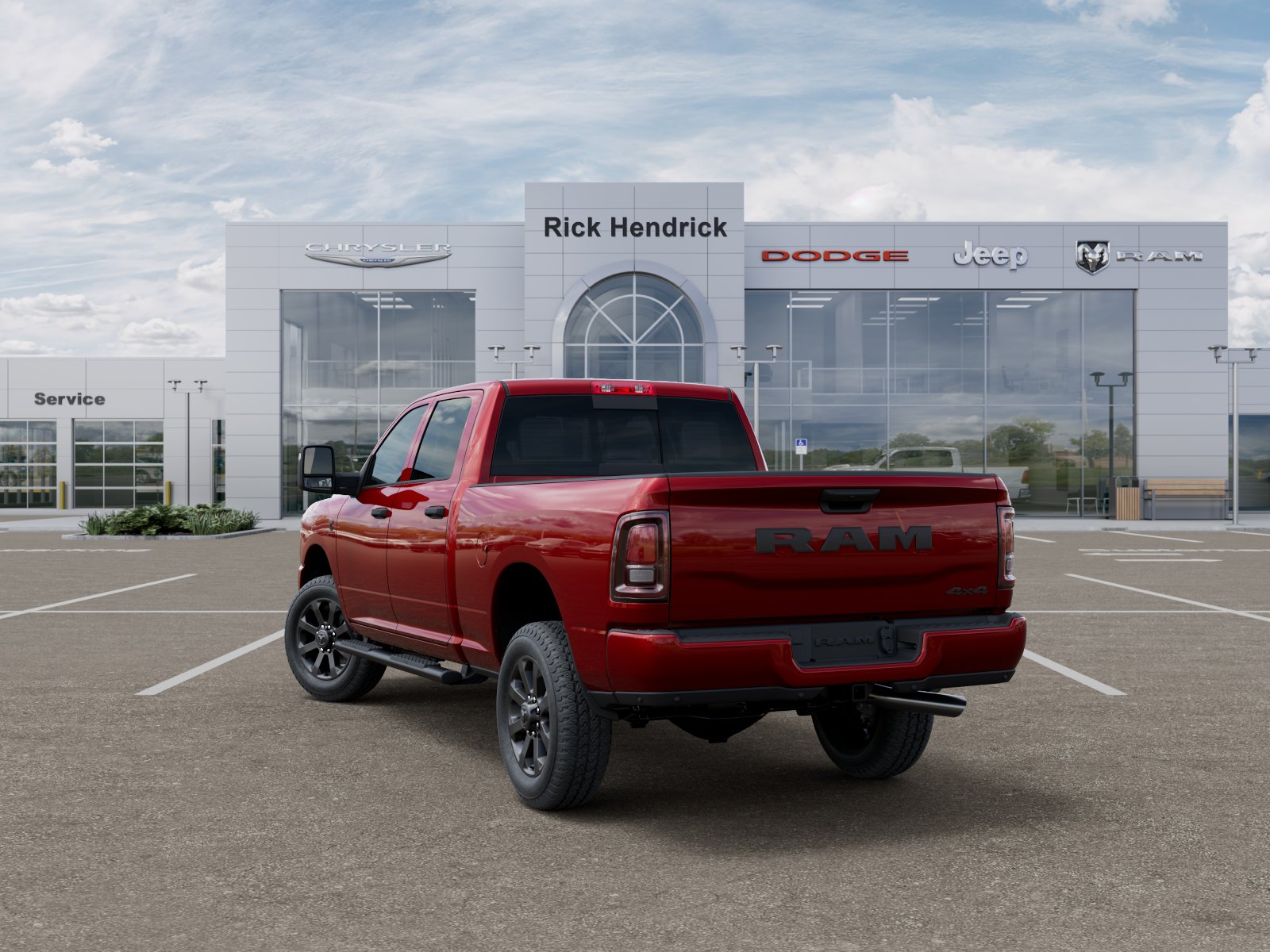 New 2026 Molten Red Pearlcoat RAM Black Express image 38
