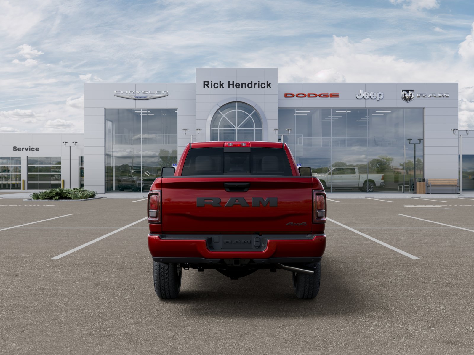 New 2026 Molten Red Pearlcoat RAM Black Express image 41