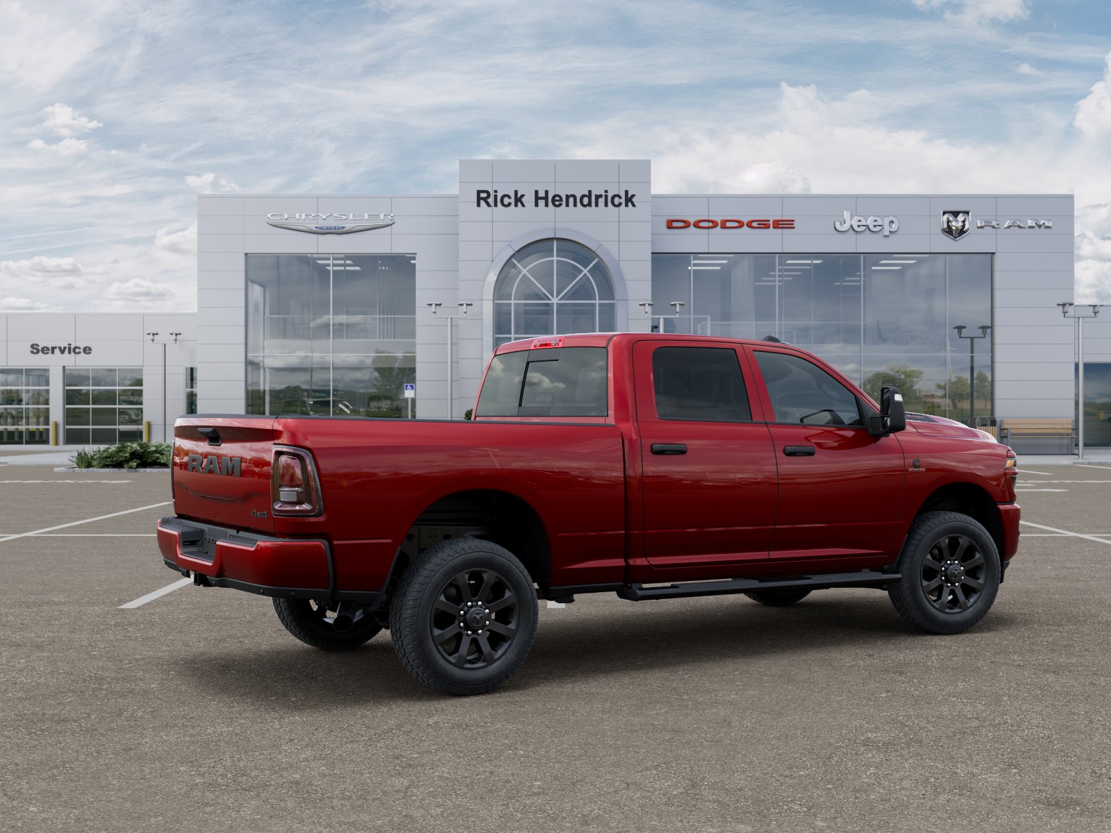 New 2026 Molten Red Pearlcoat RAM Black Express image 39