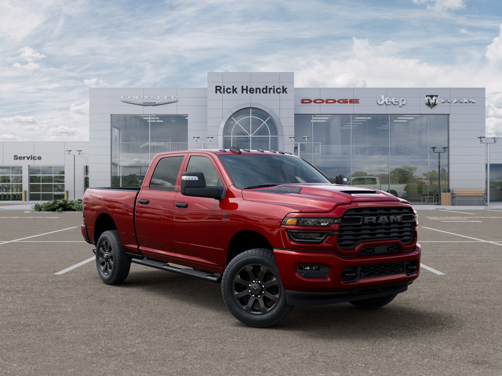 New 2026 Molten Red Pearlcoat RAM Black Express image 35