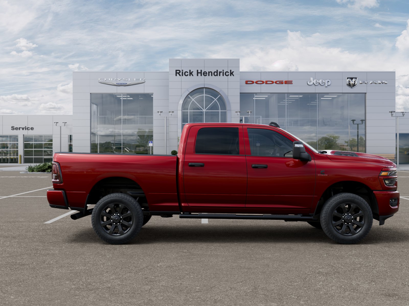 New 2026 Molten Red Pearlcoat RAM Black Express image 55