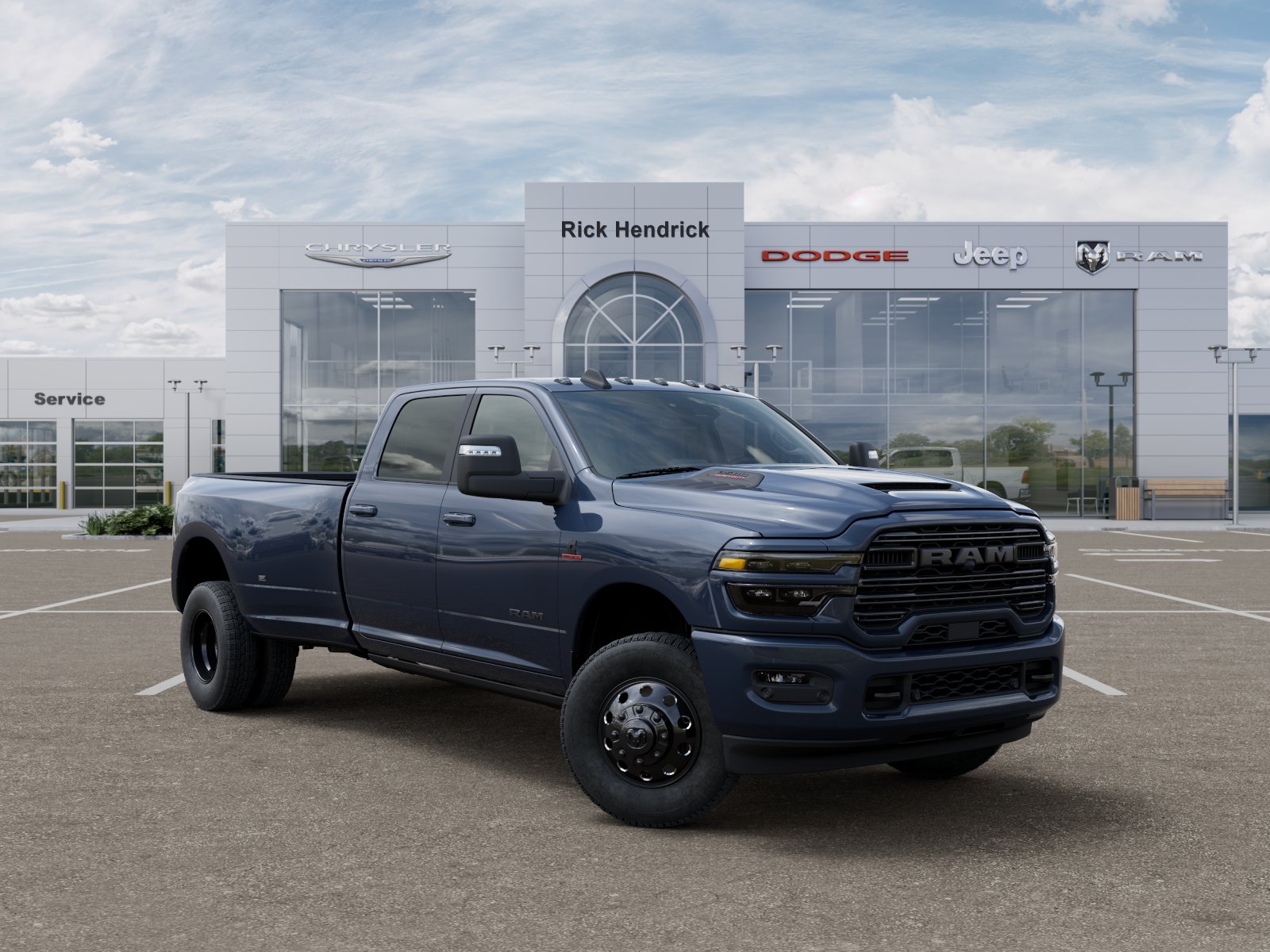 New 2026 Forged Blue Metallic Exterior Paint RAM Laramie image 28