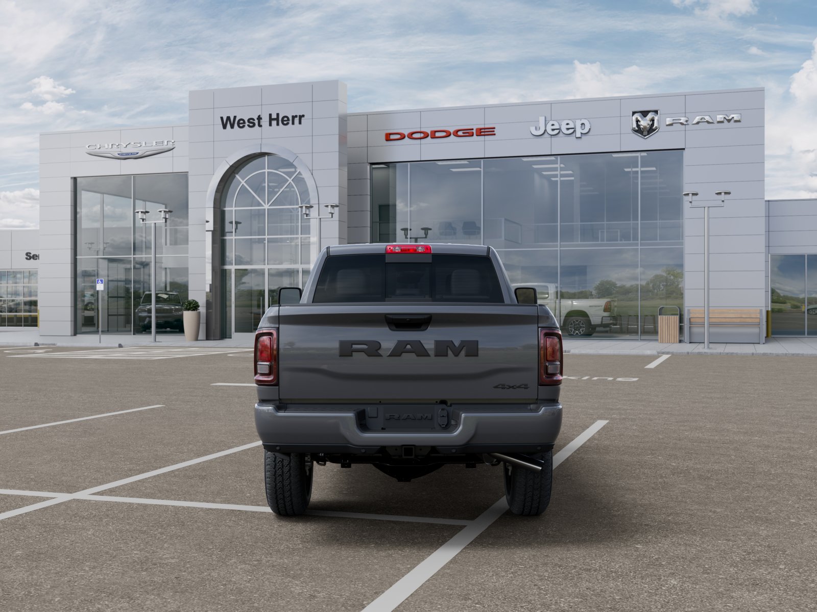 New 2026 Ceramic Gray Clear-Coat Exterior Paint RAM RAM 2500 BLACK EXPRESS CREW CA image 107