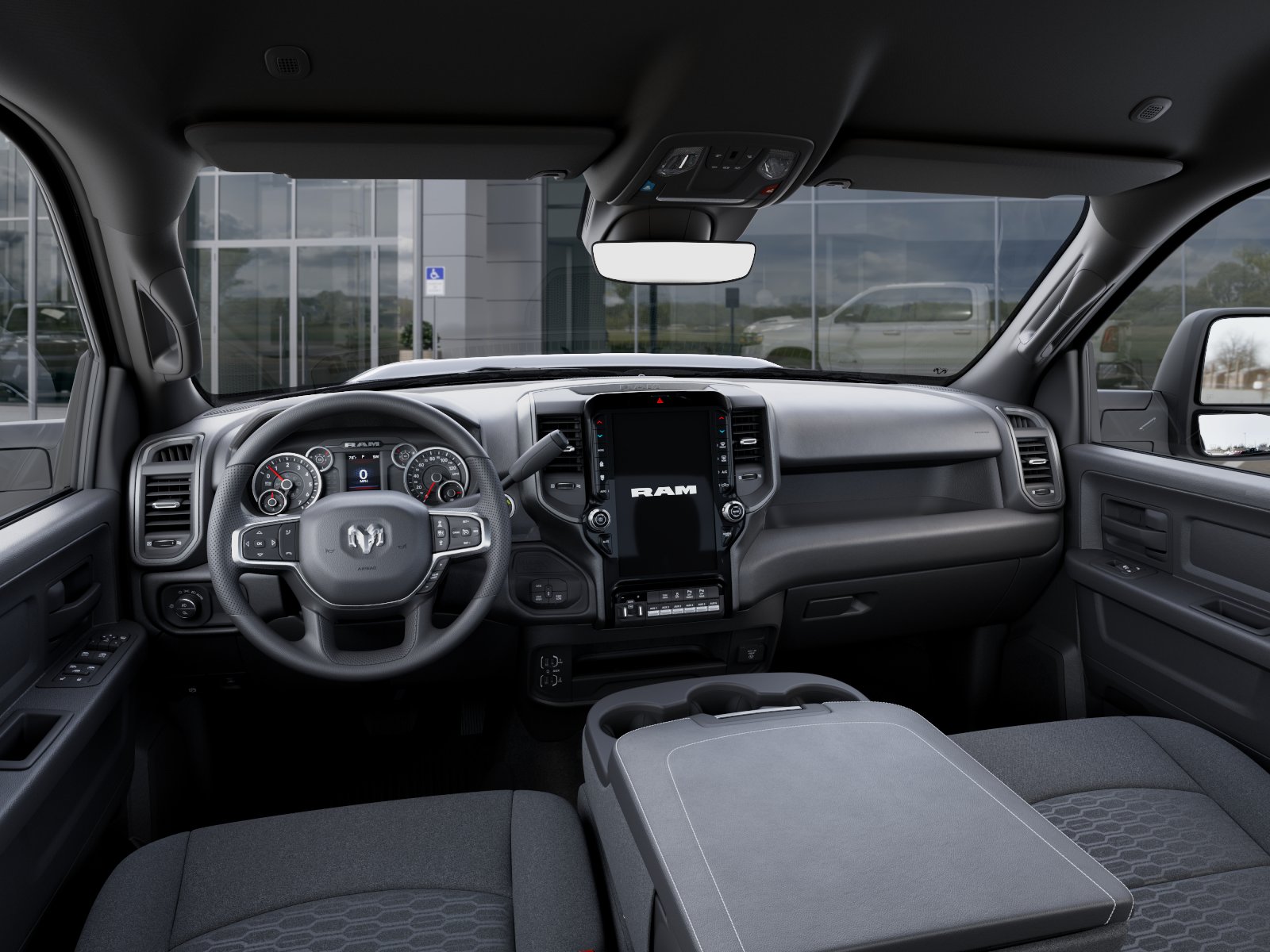 New 2026 Ceramic Gray Clear-Coat Exterior Paint RAM RAM 2500 BLACK EXPRESS CREW CA image 114