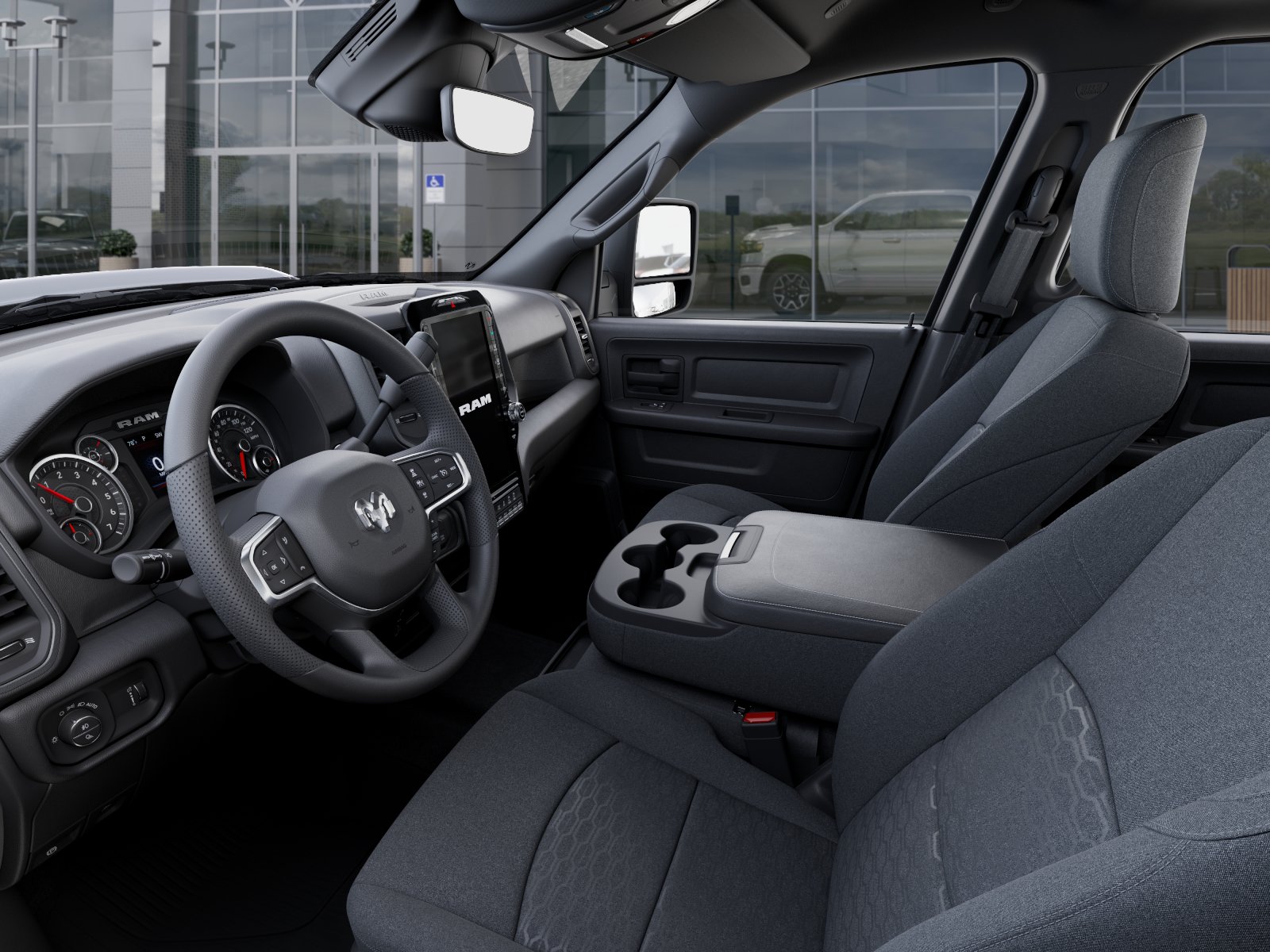 New 2026 Ceramic Gray Clear-Coat Exterior Paint RAM RAM 2500 BLACK EXPRESS CREW CA image 122