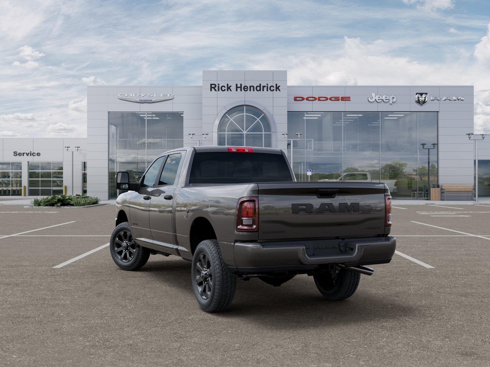 New 2026 Granite Crystal Metallic Clear-Coat Exterior Paint RAM Big Horn image 39