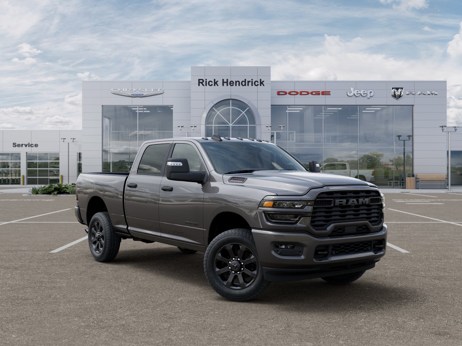 New 2026 Granite Crystal Metallic Clear-Coat Exterior Paint RAM Big Horn image 36