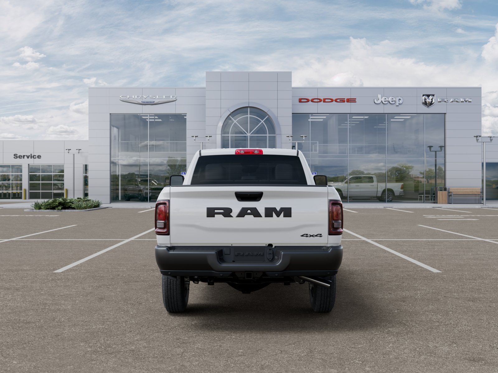 New 2026 Bright White Clear-Coat Exterior Paint RAM TRADESMAN image 69