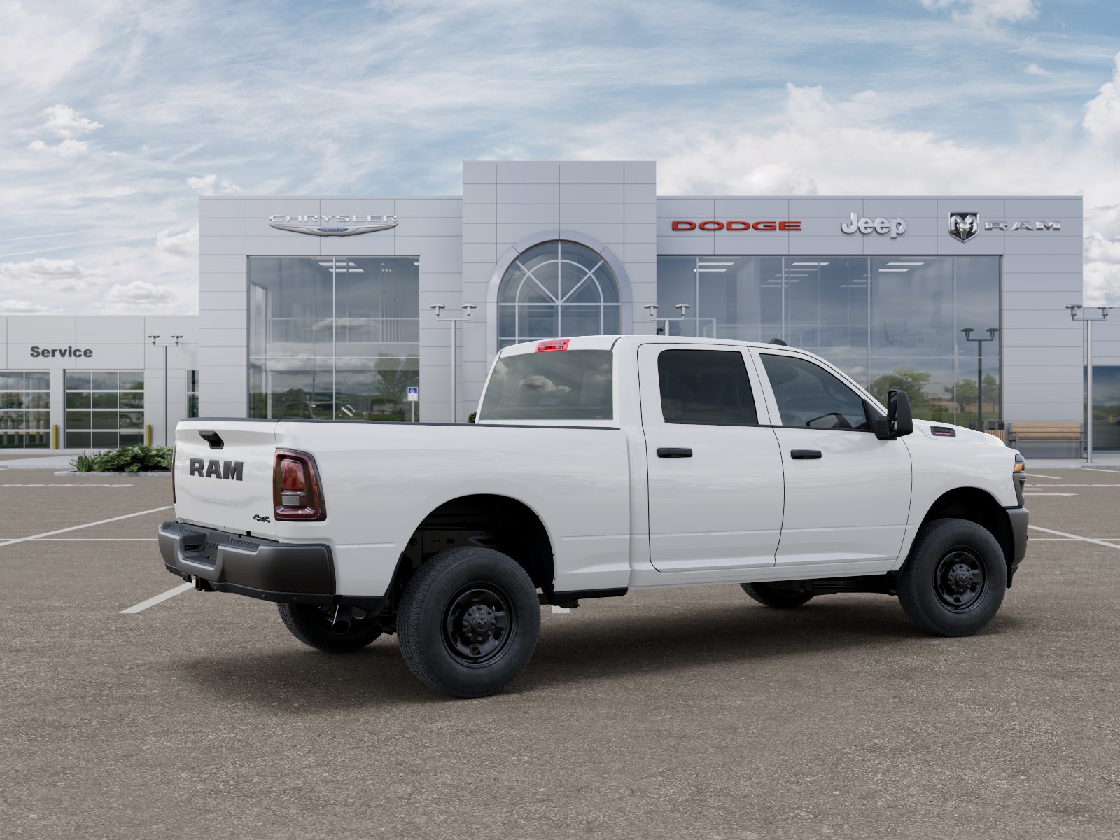 New 2026 Bright White Clear-Coat Exterior Paint RAM TRADESMAN image 70