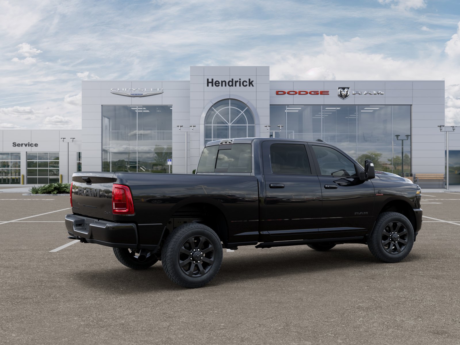 New 2026 Diamond Black Crystal Pearl-Coat Exterior Paint RAM Laramie image 37