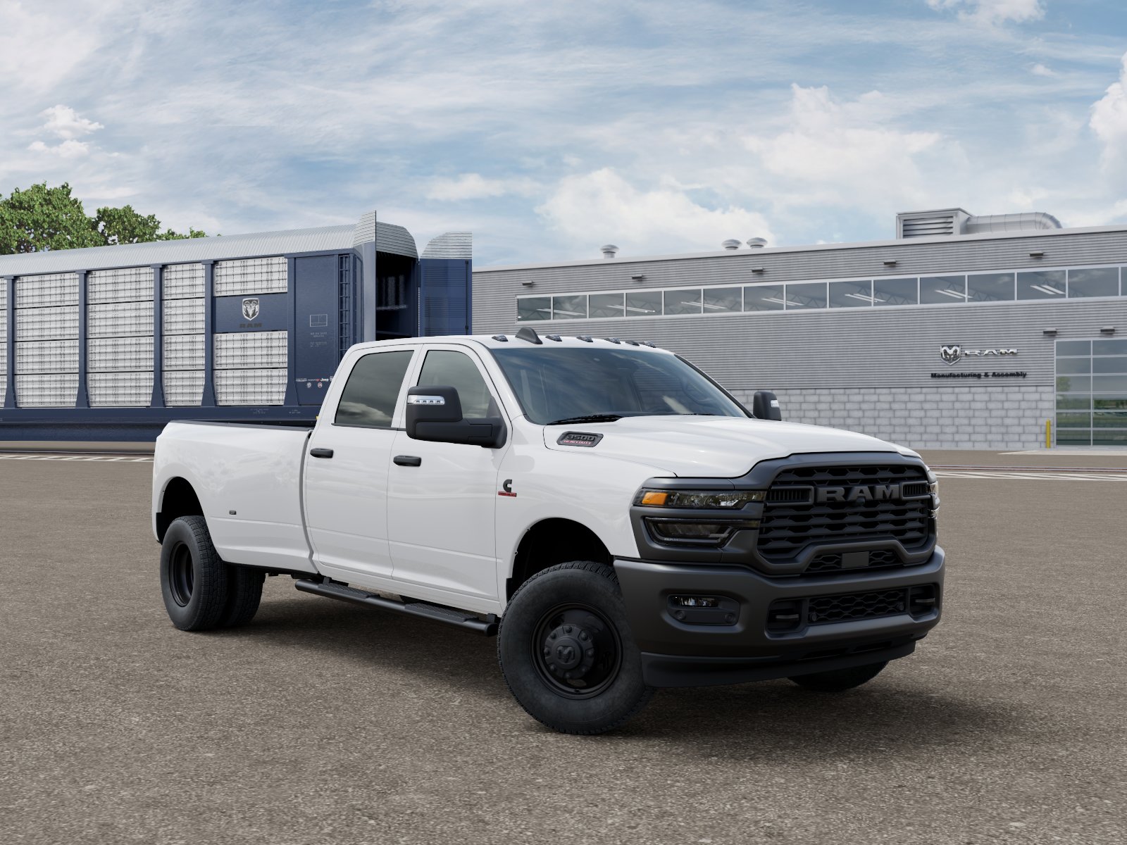 New 2026 Bright White Clear-Coat Exterior Paint RAM TRADESMAN image 5