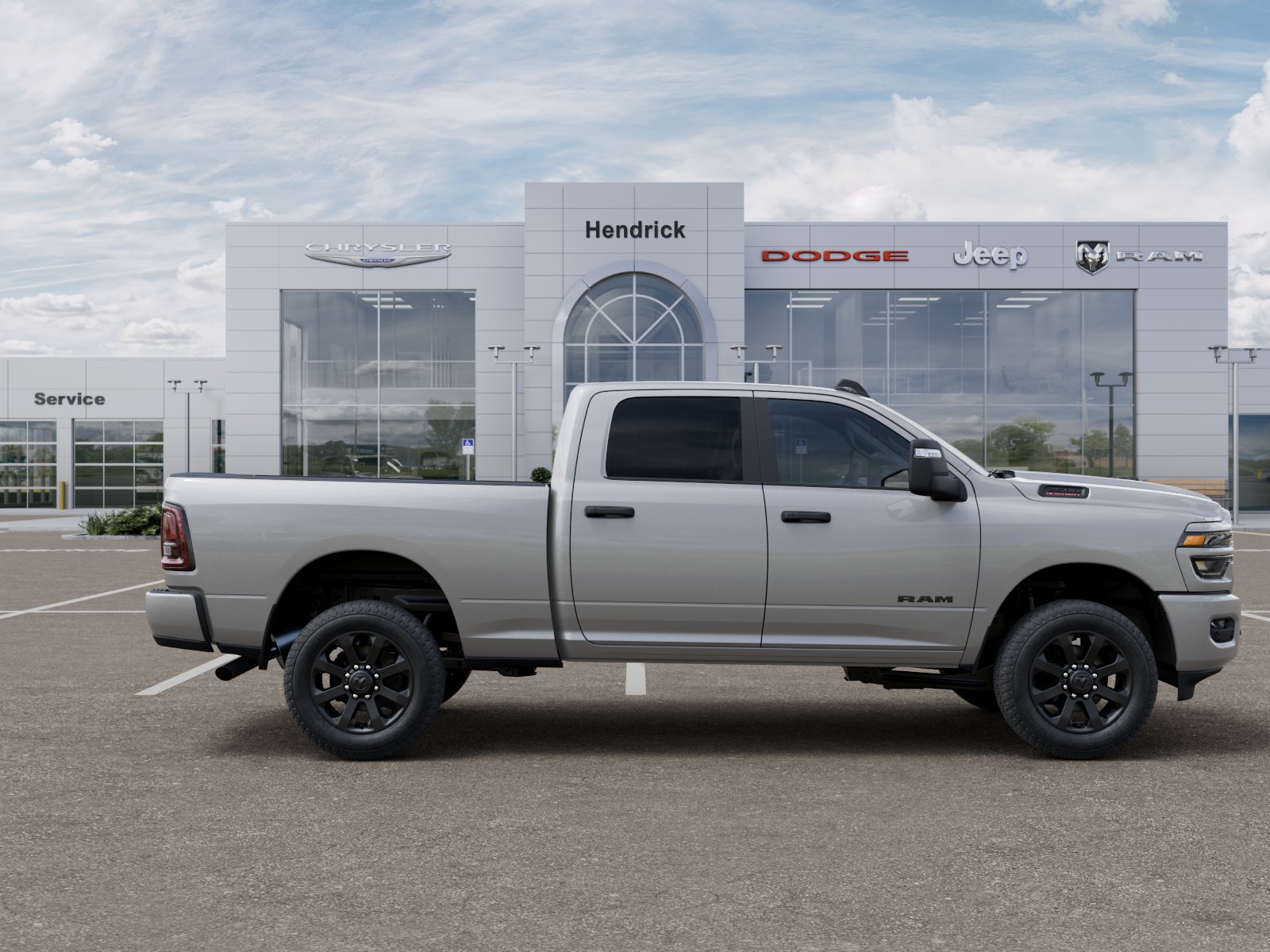 New 2026 Silver-Zynith Exterior Paint RAM Big Horn image 48