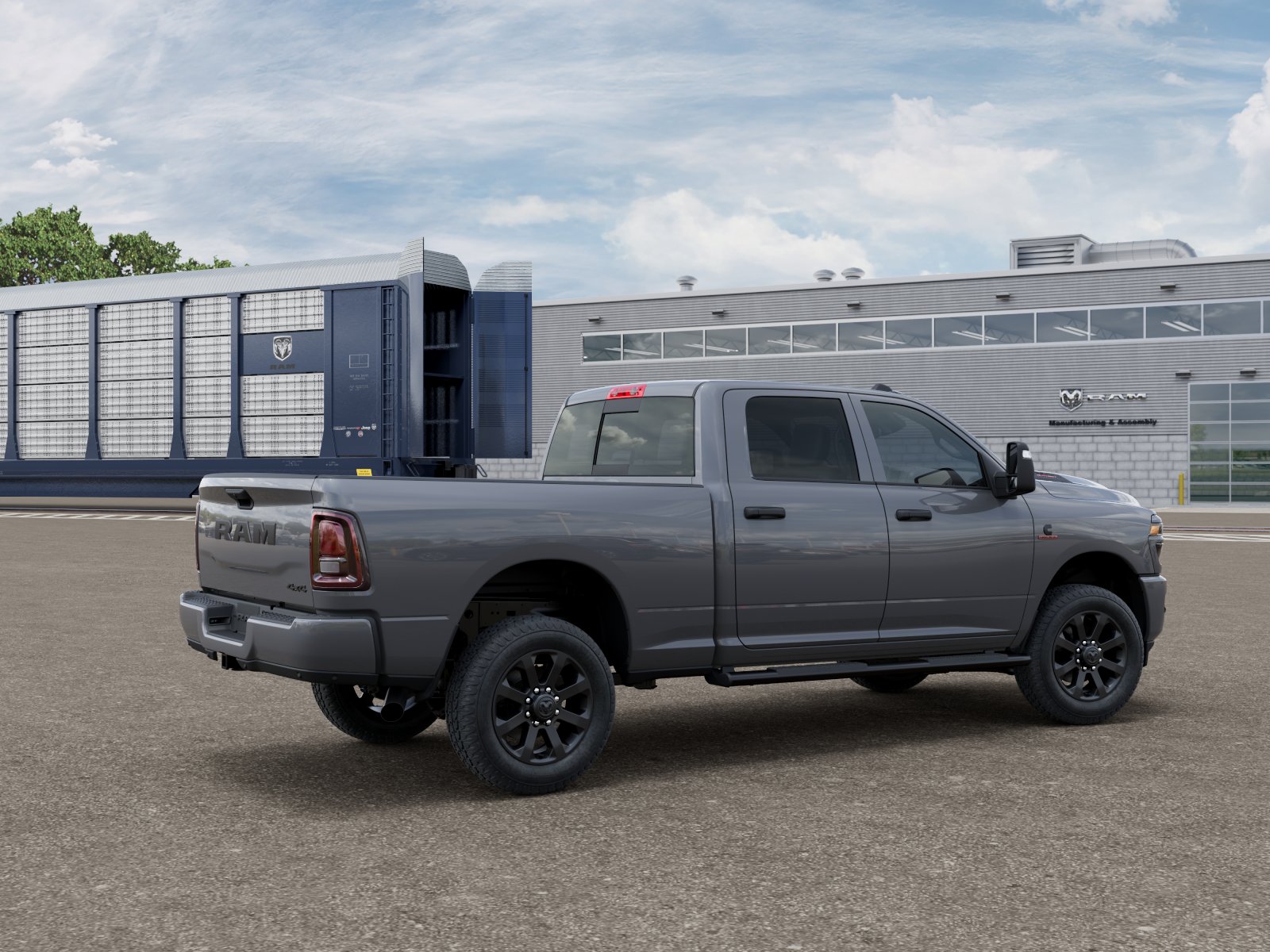 New 2026 Ceramic Gray Clear-Coat Exterior Paint RAM Tradesman image 2