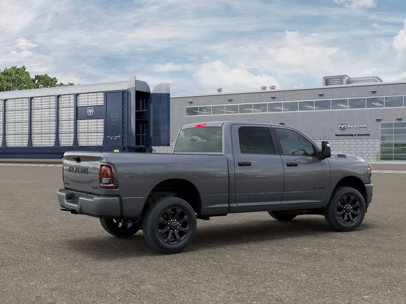 New 2026 Ceramic Gray Clear-Coat Exterior Paint RAM Big Horn image 12