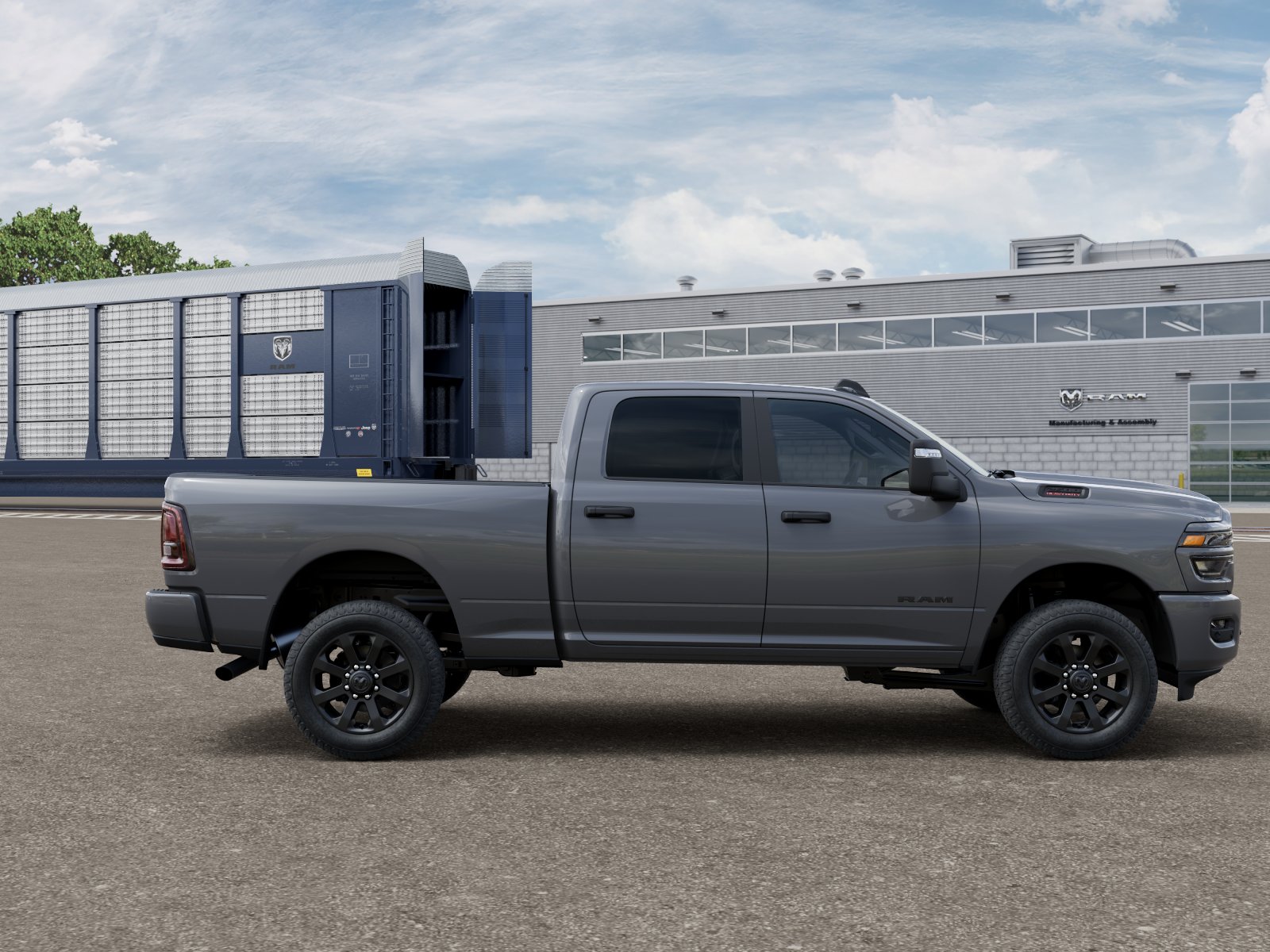 New 2026 Ceramic Gray Clear-Coat Exterior Paint RAM Big Horn image 22