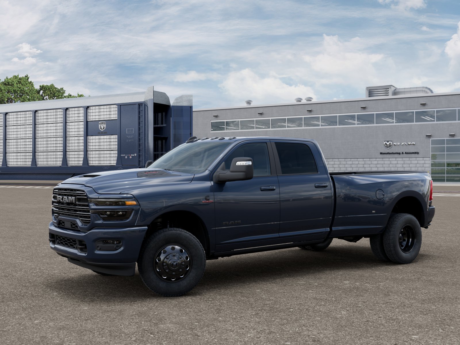 New 2026 Forged Blue Metallic Exterior Paint RAM LARAMIE image 3