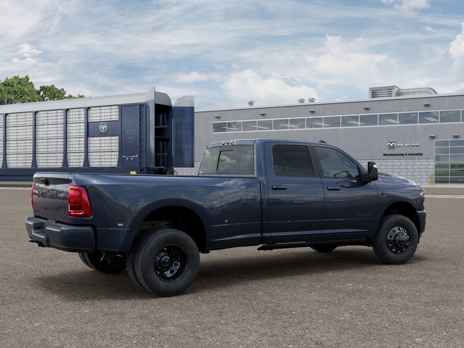 New 2026 Forged Blue Metallic Exterior Paint RAM LARAMIE image 5