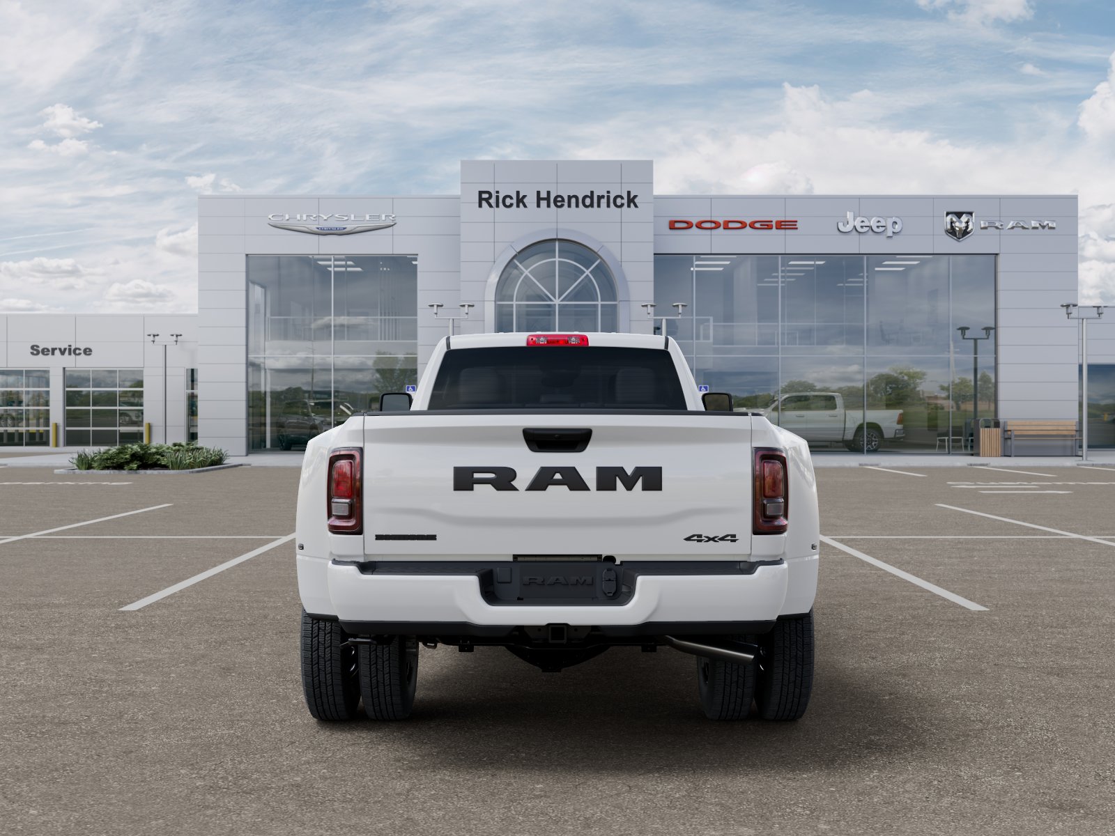 New 2026 Bright White Clear-Coat Exterior Paint RAM Big Horn image 42