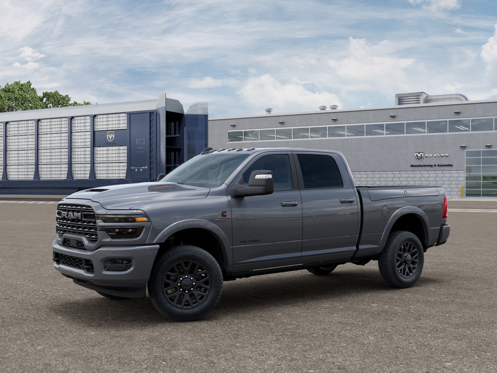 New 2026 Ceramic Gray Clear-Coat Exterior Paint RAM Limited image 2