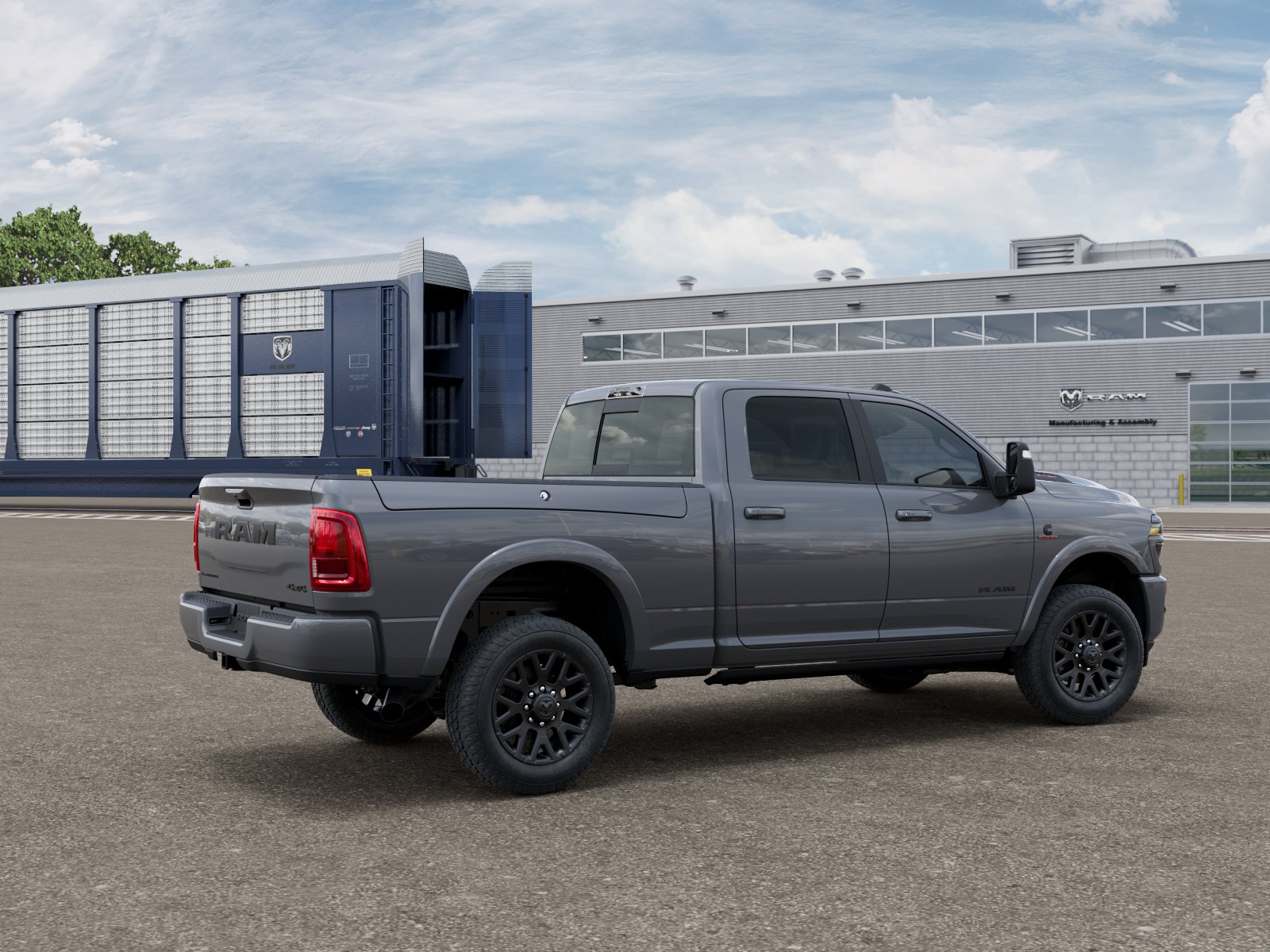 New 2026 Ceramic Gray Clear-Coat Exterior Paint RAM Limited image 4