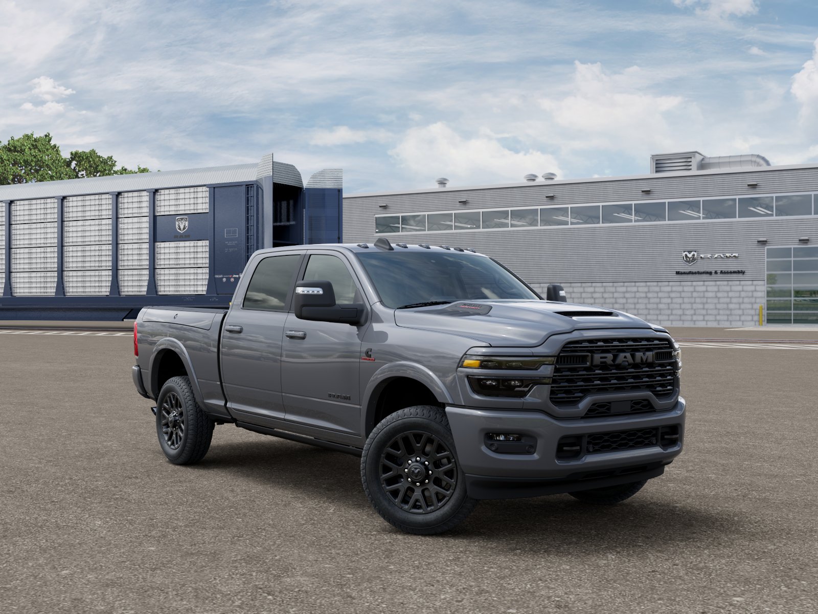 New 2026 Ceramic Gray Clear-Coat Exterior Paint RAM Limited image 5