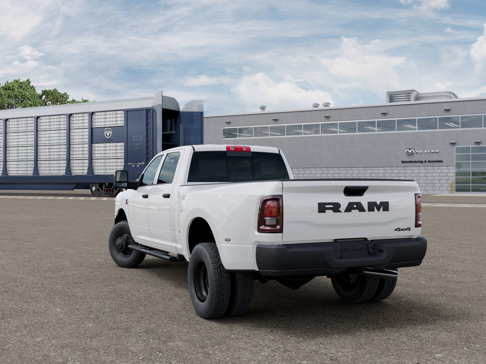 New 2026 Bright White Clear-Coat Exterior Paint RAM TRADESMAN image 3