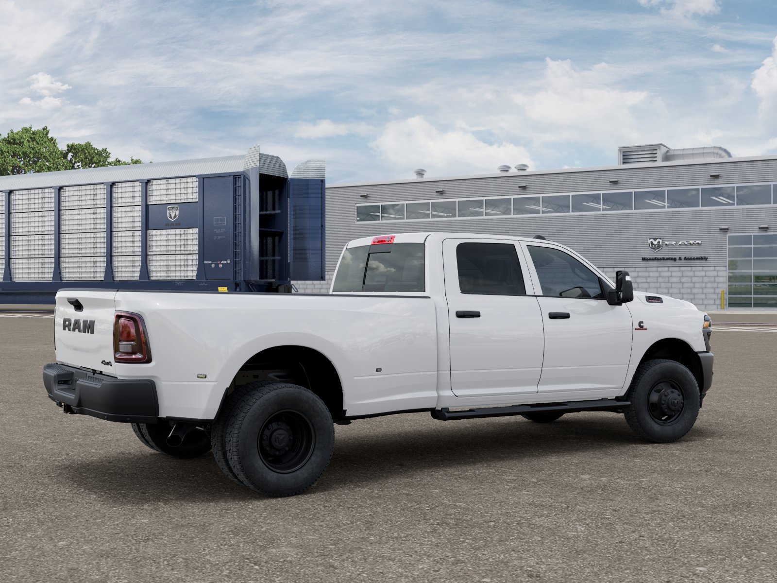 New 2026 Bright White Clear-Coat Exterior Paint RAM TRADESMAN image 4