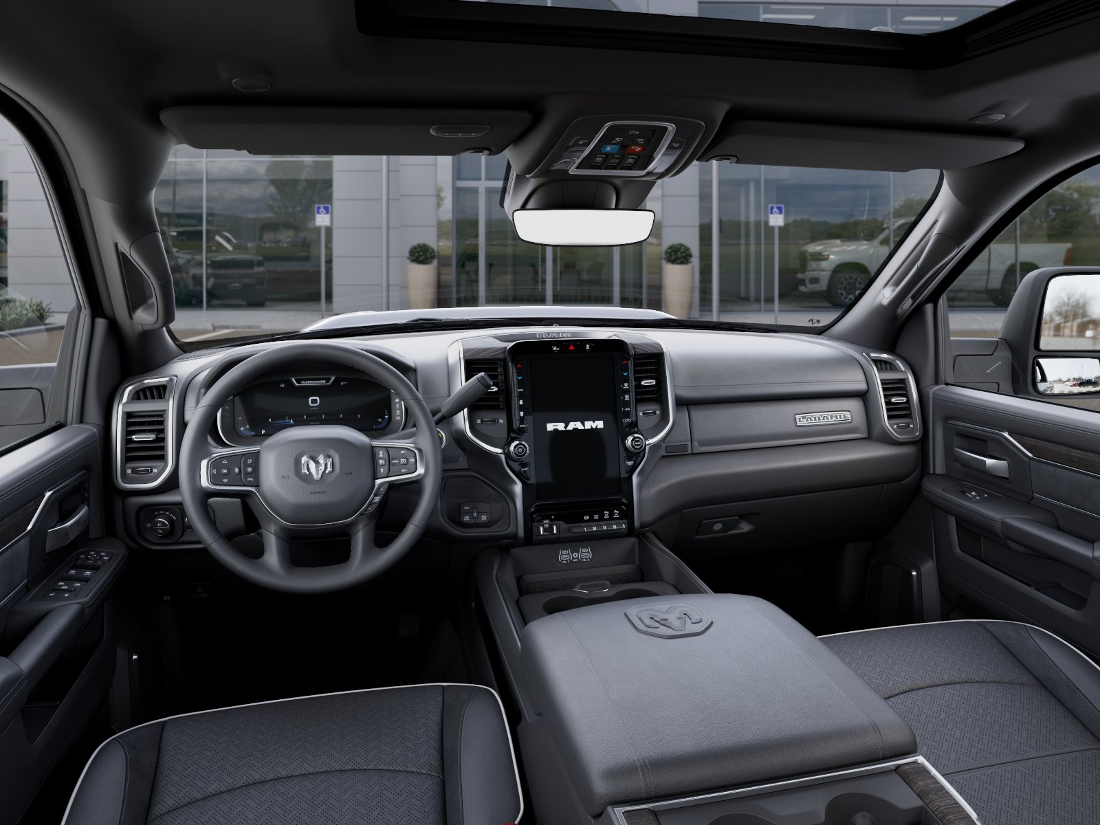 New 2026 Ceramic Gray Clear-Coat Exterior Paint RAM Laramie image 40